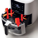 Ariete 4630 Friggitrice ad aria 9L, 1500 W, Capacità 9L, Capacità di cottura 3,5kg, 8 programmi preimpostati, Temperatura fino a 200°, Cestello trasparente per controllo cottura, Bianco-3