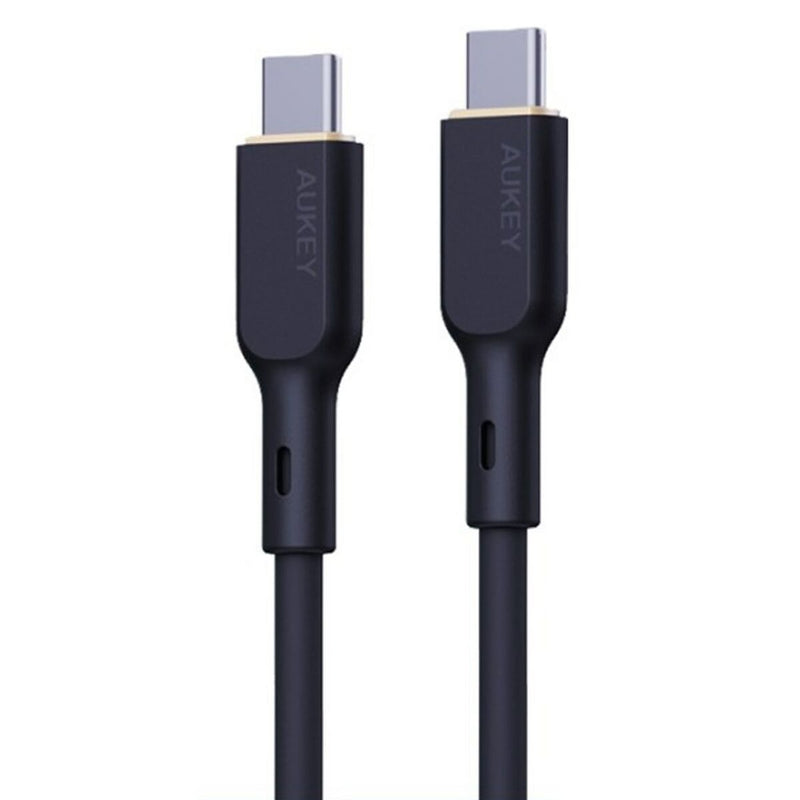 Cavo USB-C con USB-C Aukey CB-SCC101 Nero 1 m-7
