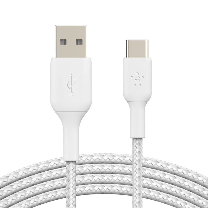 Cavo USB A con USB C Belkin CAB002BT0MWH Bianco 15 cm-0