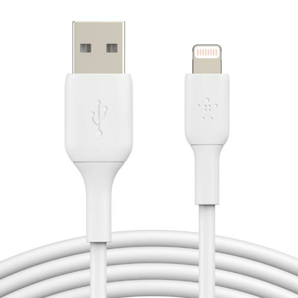 Cavo USB a Lightning Belkin CAA001BT2MWH 2 m Bianco-0