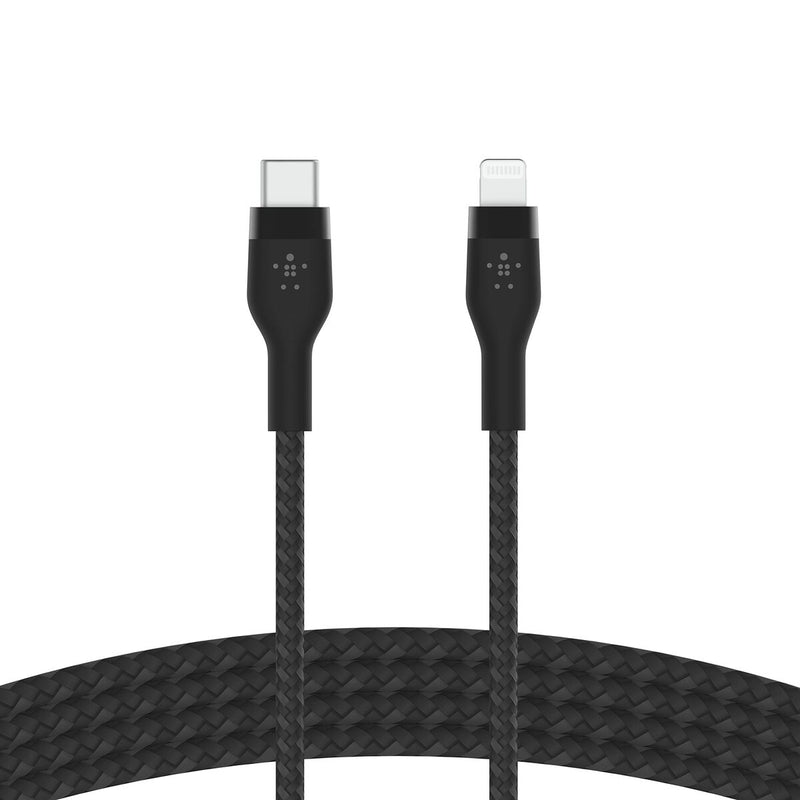 Cavo USB-C a Lightning Belkin CAA011BT2MBK Nero 2 m-2