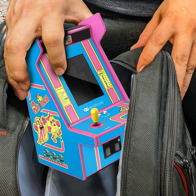 Console Portatile My Arcade Micro Player PRO - Ms. Pac-Man Retro Games Azzurro-2