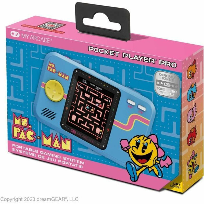 Console Portatile My Arcade Pocket Player PRO - Ms. Pac-Man Retro Games Azzurro-0