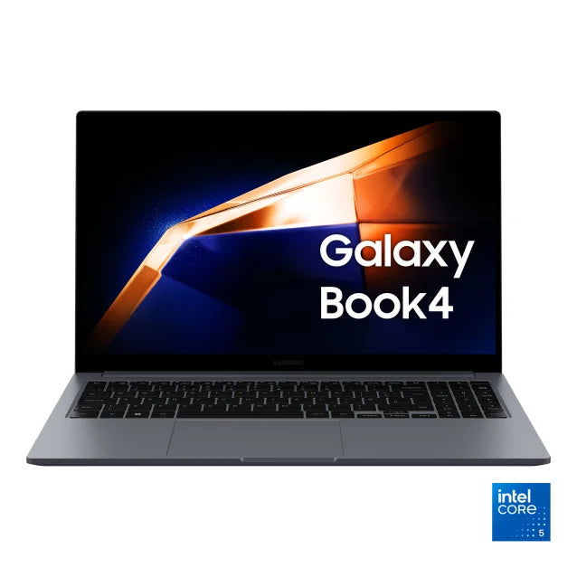 Notebook Samsung Galaxy Book4 Laptop, Intel® Core™ i5-1335U, 16GB RAM, 512GB SSD, 15.6" Windows 11 Home, Gray [NP750XGJ-KG2IT] (difetto linea orizzontale)