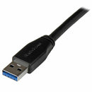 Cavo USB A con USB B Startech USB3SAB10M           Nero-1