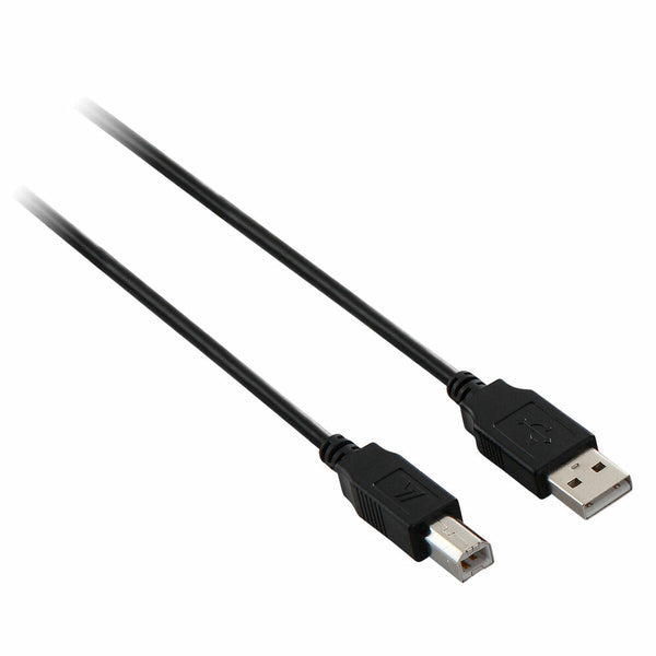 Cavo Micro USB V7 V7E2USB2AB-03M       USB A USB B Nero-0