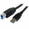 Cavo USB A con USB B Startech USB3SAB3MBK 3 m Nero-0