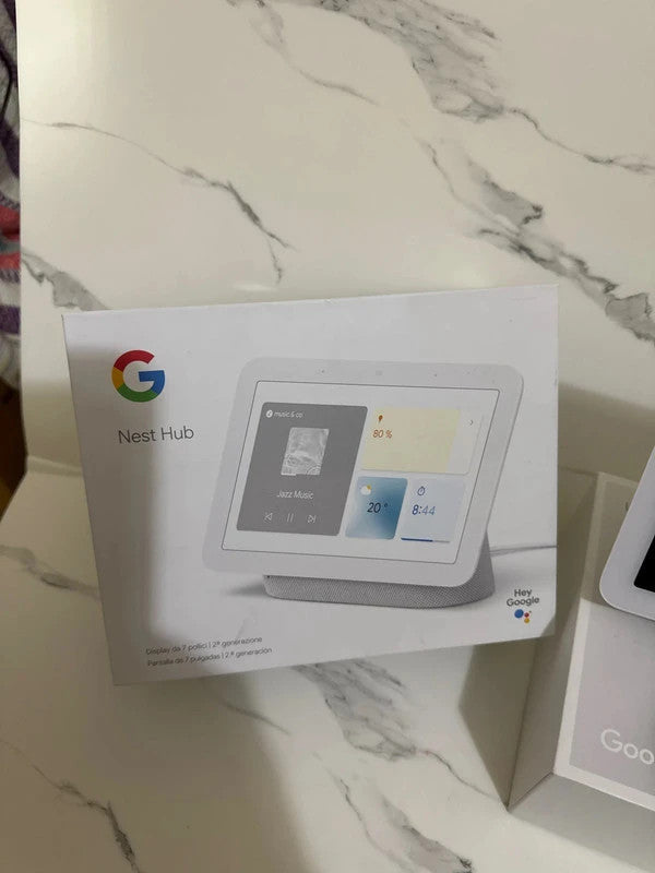 Google nest hub 2 generazione grigio chiaro bigeshop