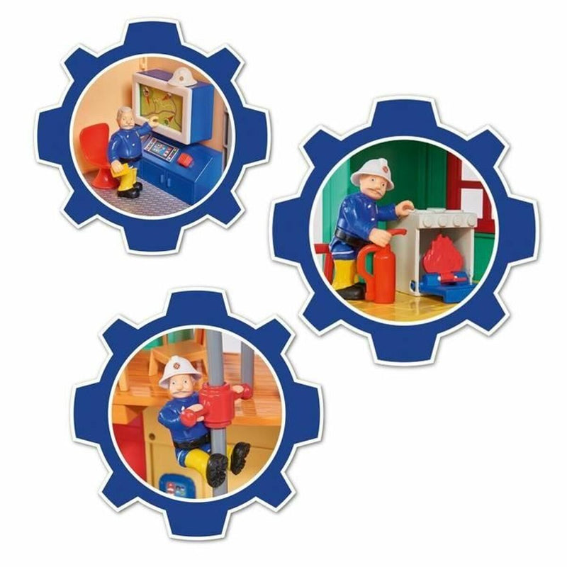 Playset Smoby Caserne de Pompiers Électronique-1