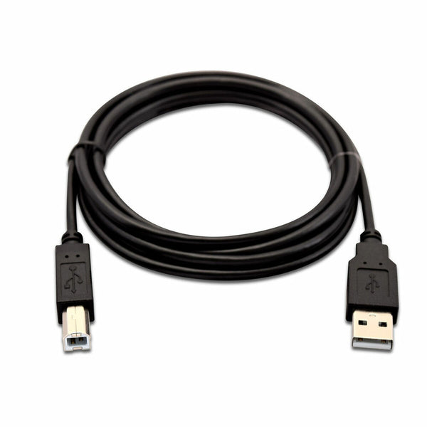 Cavo USB A con USB B V7 V7USB2AB-02M-1E      Nero-0