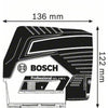 Livella laser BOSCH Professional GCL 2-50 C-11