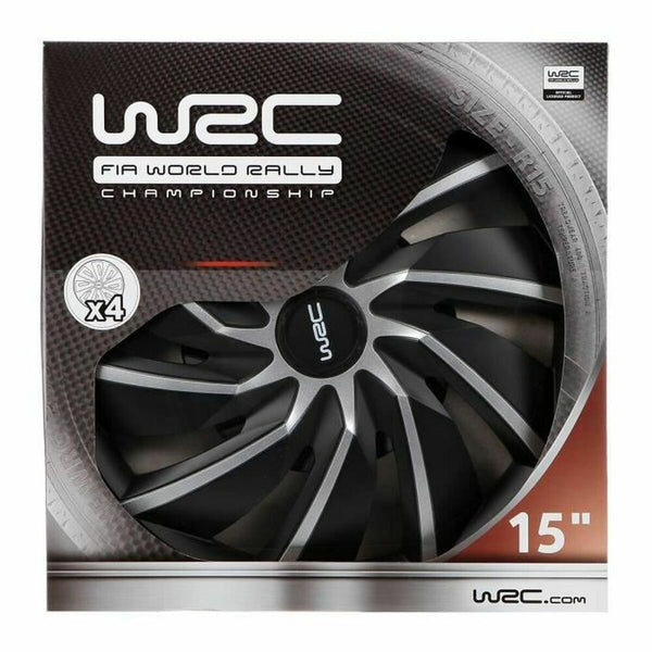 Copri Cerchioni WRC 7598 Grigio Nero/Grigio 15" 4 Pezzi-0