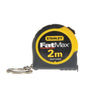 Metro a Nastro Stanley FatMax Portachiavi Mini Caucciù ABS (2 m x 13 mm)-2