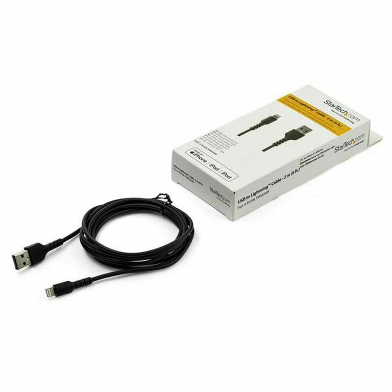 Cavo USB a Lightning Startech RUSBLTMM2MB 2 m Nero-1