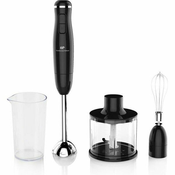 Frullatore a Immersione Multifunzione con Accessori Continental Edison CEHB01 Nero 400 W-0