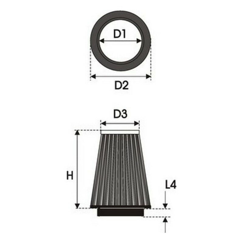 Filtro dell'aria Green Filters G491614-1