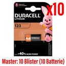 Duracell Batterie 3V DL123 CR123/CR123A/CR17345 10Cnf/1pz-0