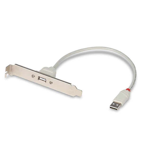 Cavo USB A con USB B LINDY 33123 Bianco-0