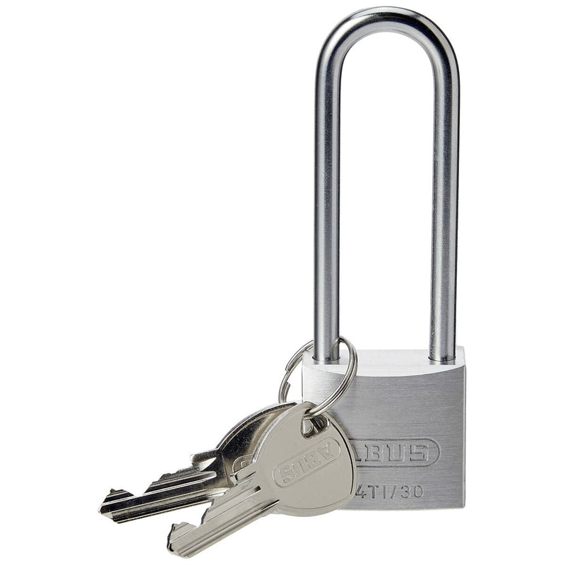 Lucchetto con chiave ABUS Titalium 64ti/30hb60 Acciaio Alluminio Extra lungo (3 cm)-3