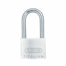 Lucchetto con chiave ABUS Titalium 64ti/25hb25 Acciaio Alluminio Lunghezza (2,5 cm)-0