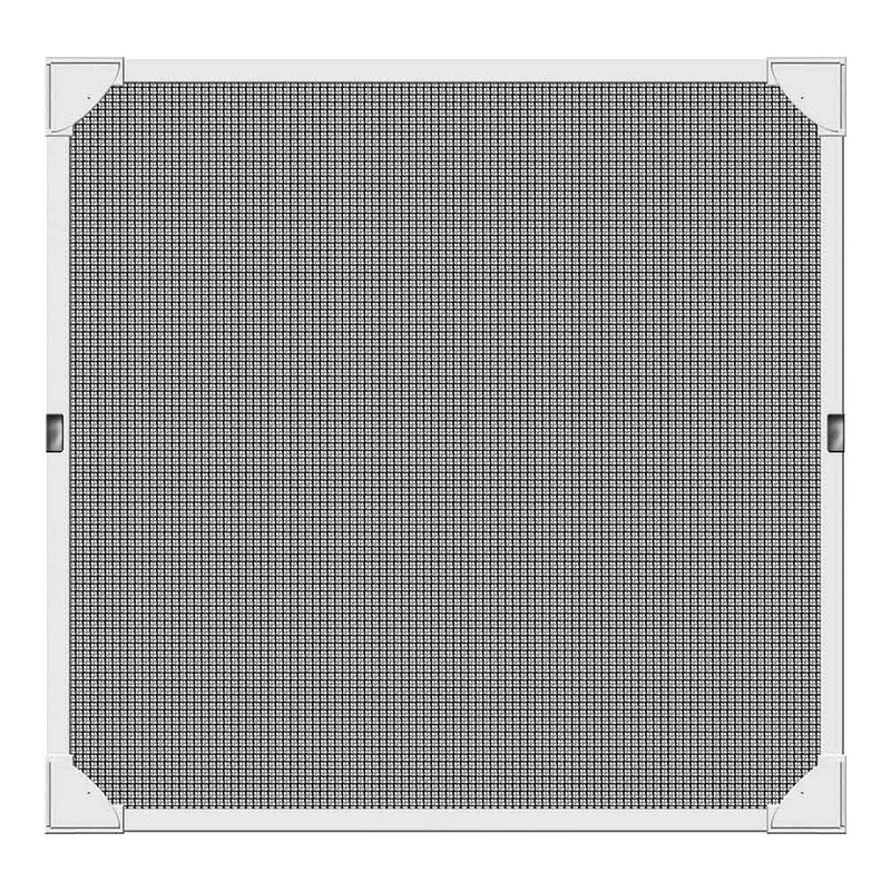 Zanzariera Schellenberg Magnetico Con cornice Fibra di Vetro Bianco (100 x 120 cm)-3