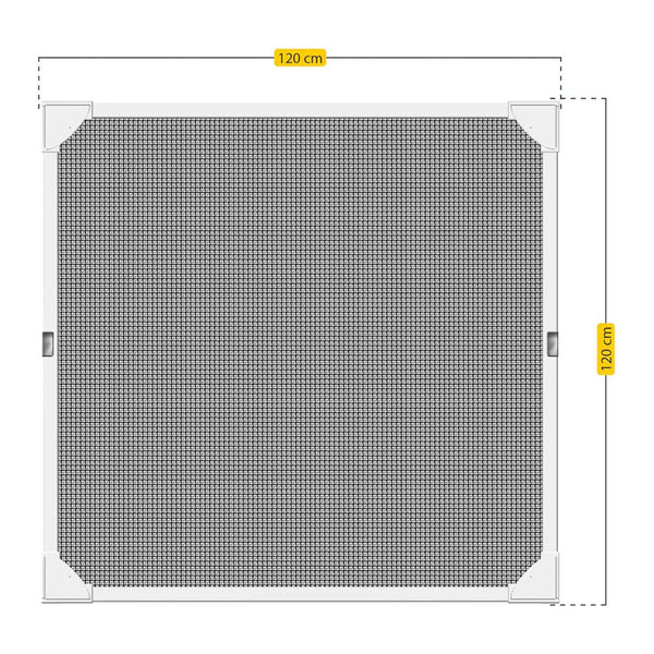 Zanzariera Schellenberg 117 cm Fibra di Vetro (100 x 120 cm)-0