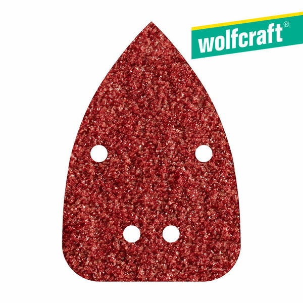 Carta vetrata Wolfcraft 1757000 80 g (9,6 x 13,6 cm)-0