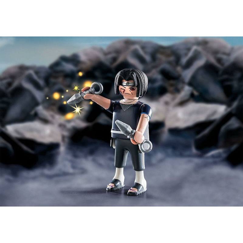 Playset Playmobil 70666 Sasuke vs Itachi 37 Pezzi-1