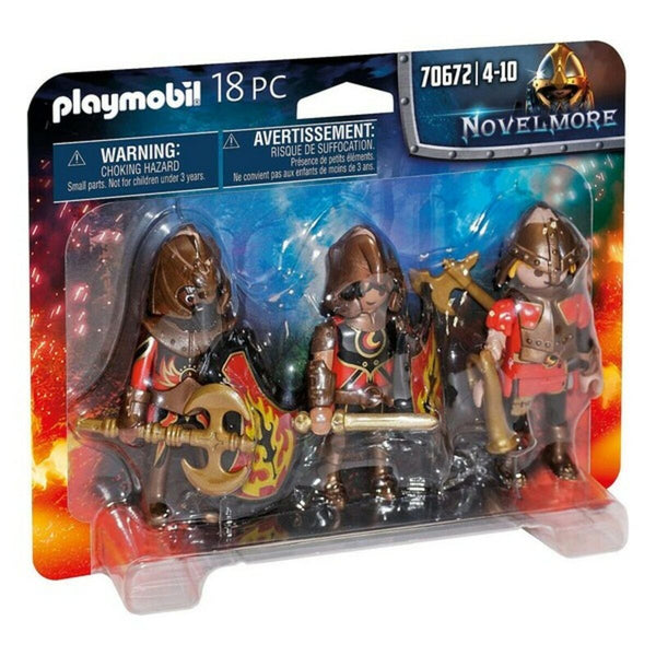 Set di Cifre Novelmore Fire Knigths Playmobil 70672 (18 pcs)-0