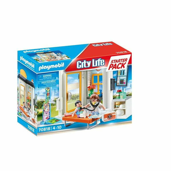 Playset Playmobil City Life Bambini Medico 70818 (57 pcs)-0