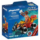 Playset Playmobil City Action Rescue Quad  18 Pezzi 71040-0