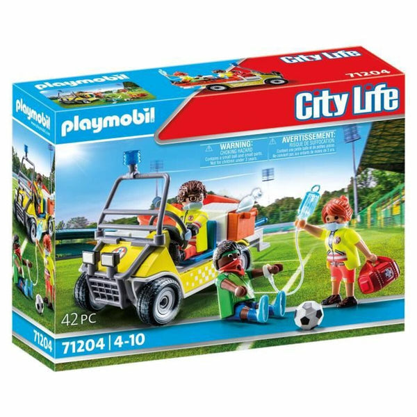 Playset di Veicoli Playmobil 71204 Calciatore 42 Pezzi-0