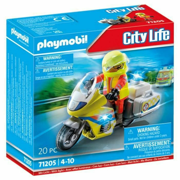 Playset di Veicoli Playmobil 71205 Motocicletta 20 Pezzi-0