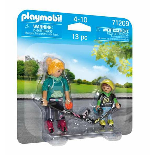 Playset Playmobil 71209 13 Pezzi Giocatore di hockey Duo-0