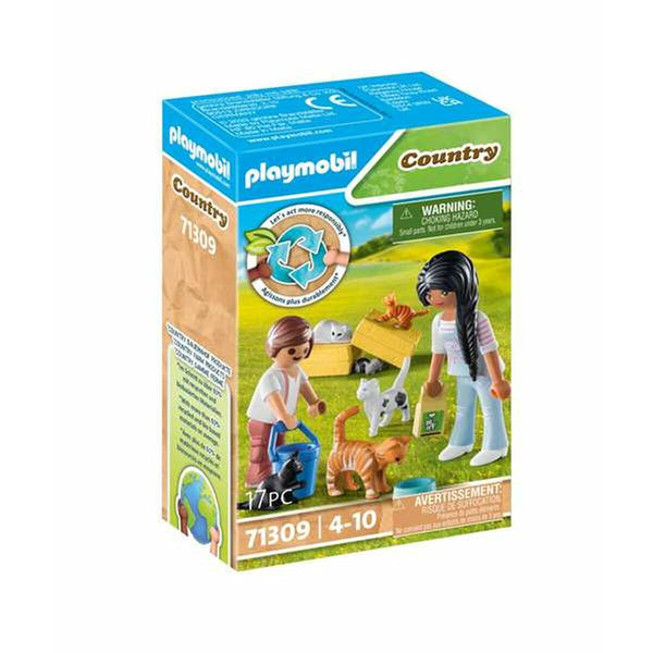 Playset Playmobil Country Gatti 17 Pezzi-0