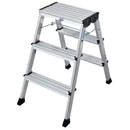 Scala pieghevole Krause 130068 Argentato Alluminio-0