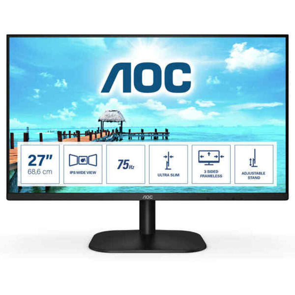 Monitor AOC 27B2H 27" FHD WLED IPS LED IPS Flicker free 75 Hz 75 Hz-0