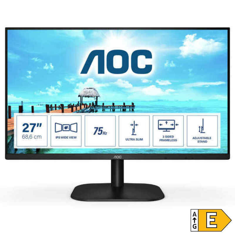 Monitor AOC 27B2H 27" FHD WLED IPS LED IPS Flicker free 75 Hz 75 Hz-5
