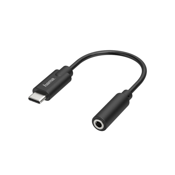 Adattatore USB C con Jack 3.5 mm Hama 00200318 Nero-0