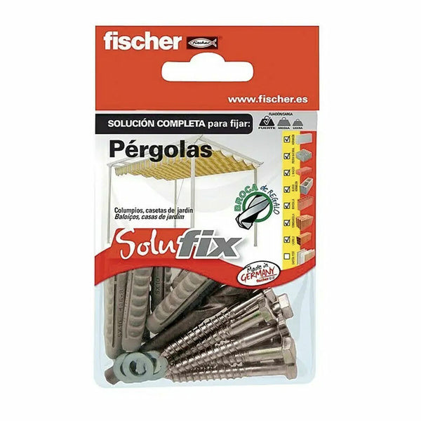 Kit di fissaggio Fischer Solufix 502679 Pergola 25 Pezzi-0