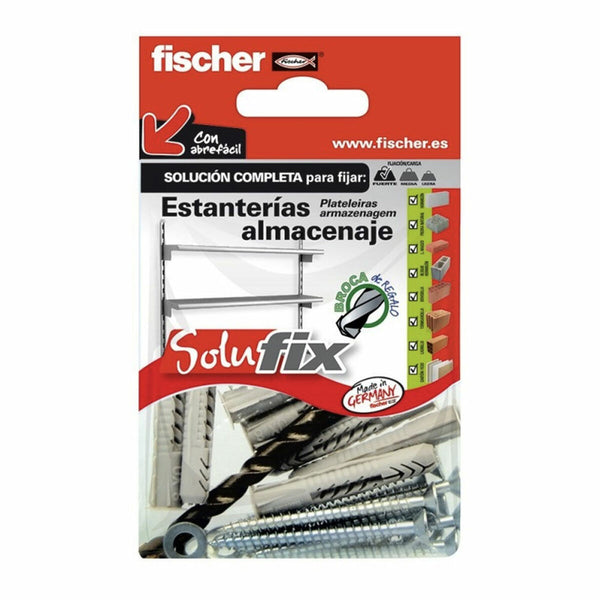 Kit di fissaggio Fischer Solufix 502684 Scaffali 25 Pezzi-0