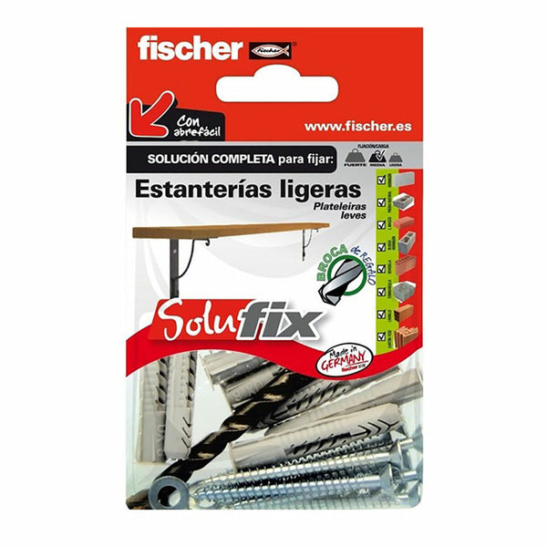 Kit di fissaggio Fischer Solufix 502685 Scaffali 37 Pezzi-0