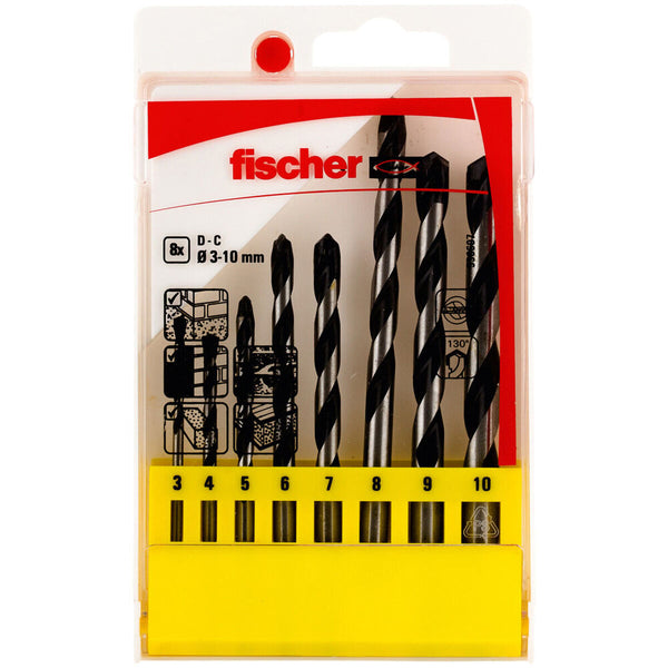 Set di trapani Fischer 536607 (8 Pezzi)-0