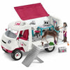 Playset Schleich Mobile Vet with Hanoverian Foal-0