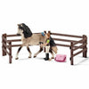 Playset Schleich Andalusian horses care kit-0