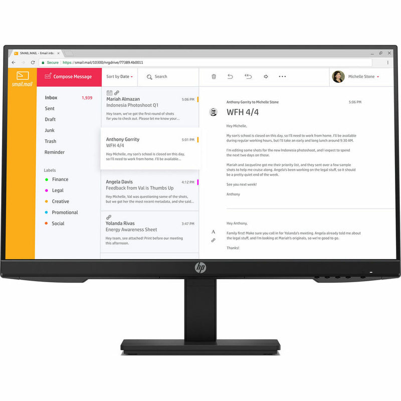 Monitor HP 7VH44AA