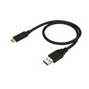 Cavo USB A con USB C Startech USB31AC50CM          Nero-0