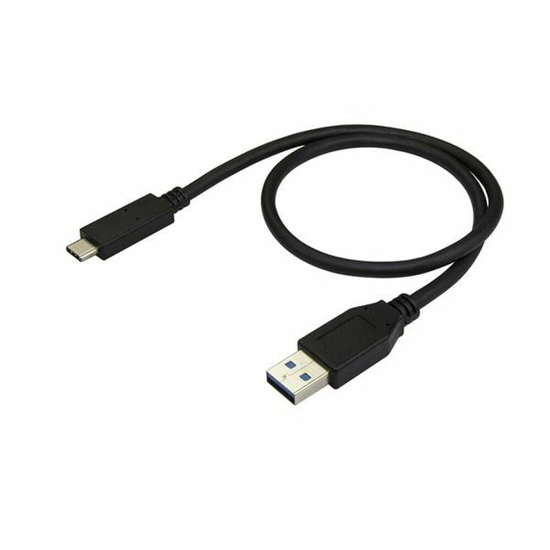 Cavo USB A con USB C Startech USB31AC50CM          Nero-0