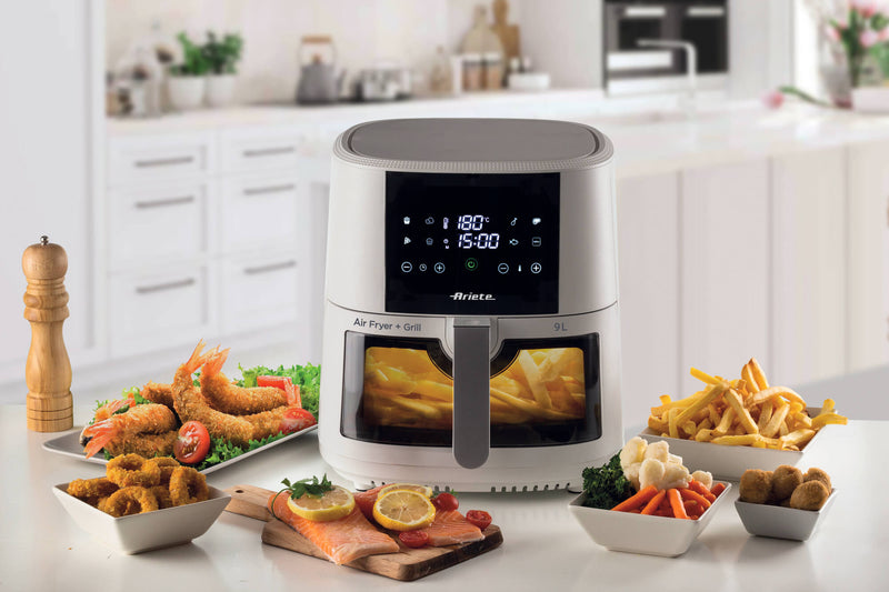 Friggitrice ad aria 9L con vetro Bianco bigeshop