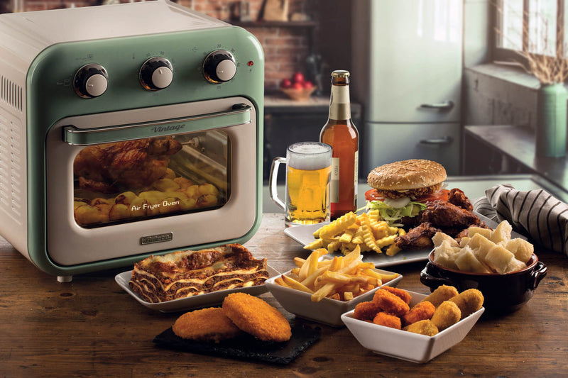 Friggitrice ad aria + Forno Vintage Verde bigeshop